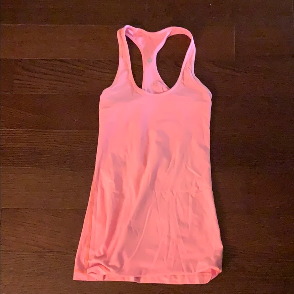 Size 6 neon Lulu lemon top